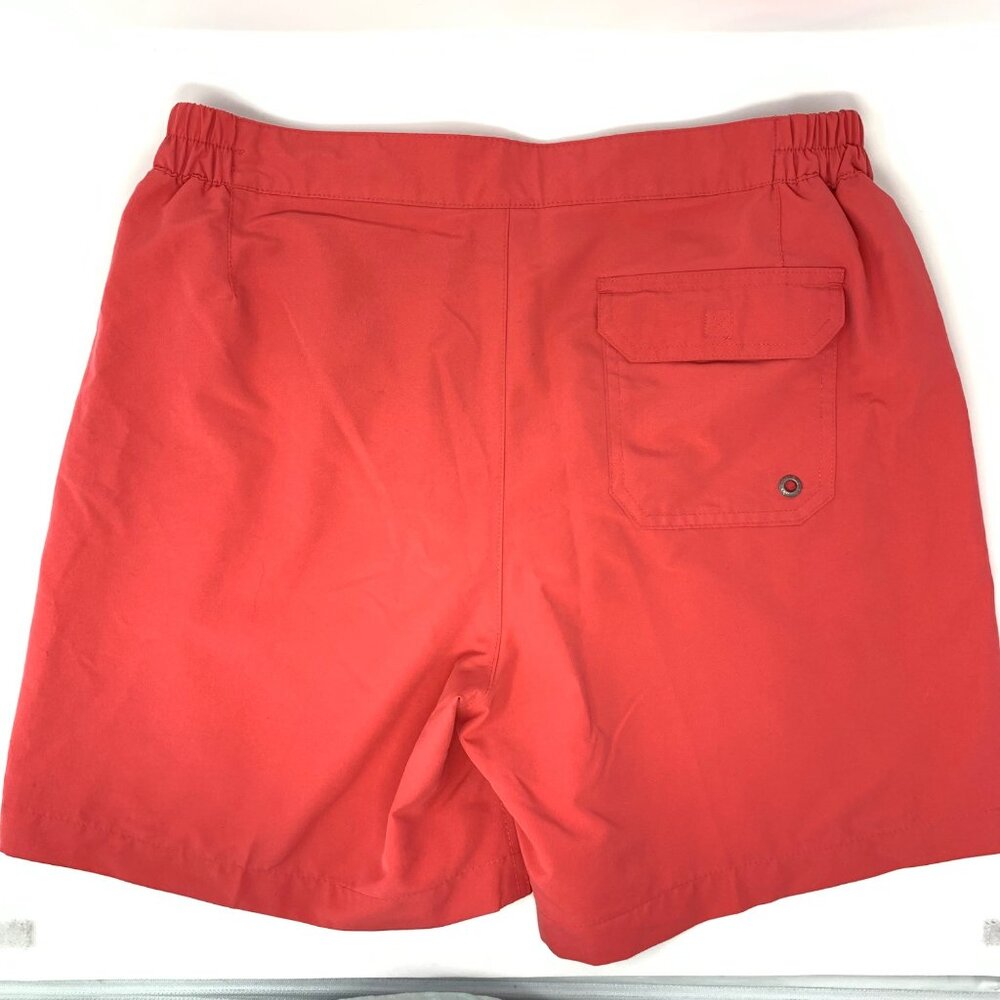 Daniel Cremieux Red/Orange Mesh Lined Men's Swimwear Size Medium - Picture 2 of 9